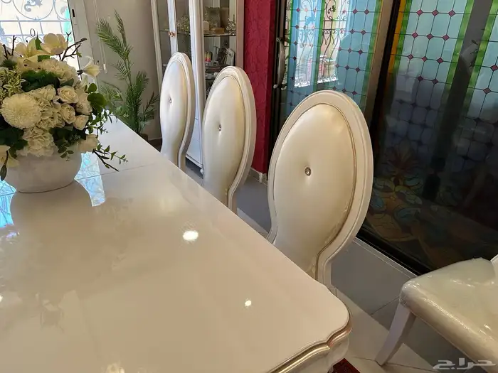 طقم طاولة طعام 10 كراسي للبيع 3