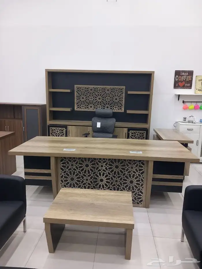 مكاتب إدارة مودرن اثاث طقم مكتب فخم كبير طويل مكتب مدير طقم 20