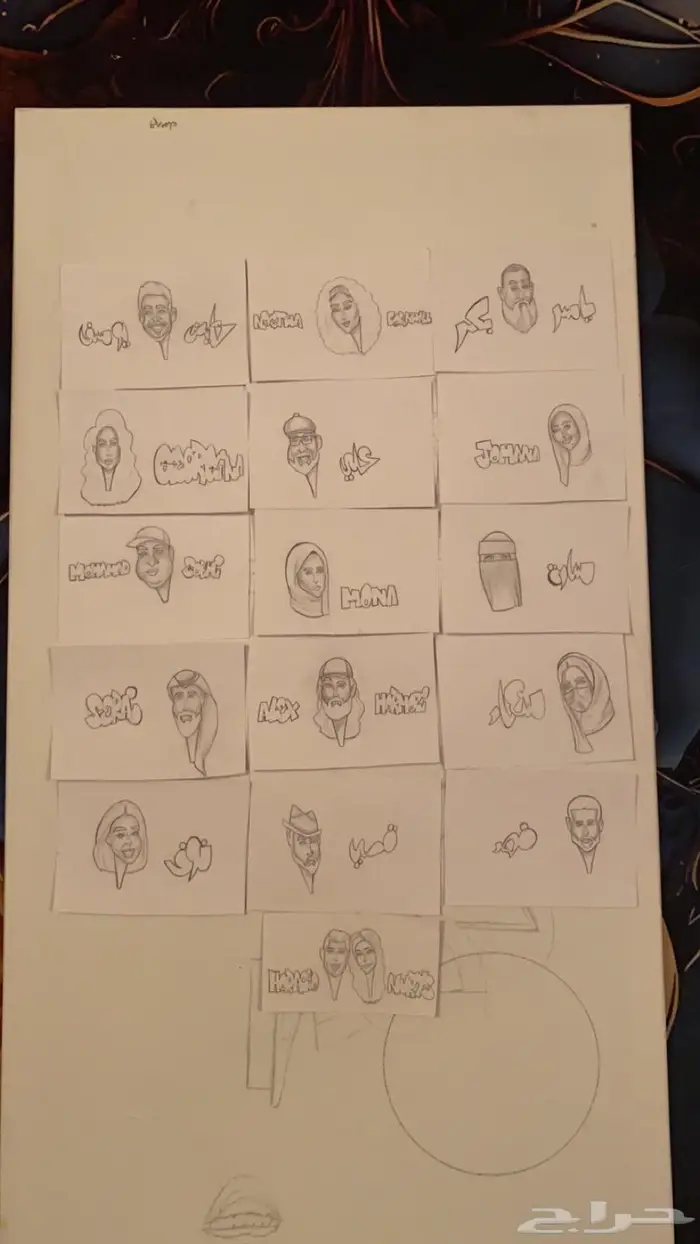 رسم مباشر للجماهير والفعاليات كاريكاتير وجرافيتي 5