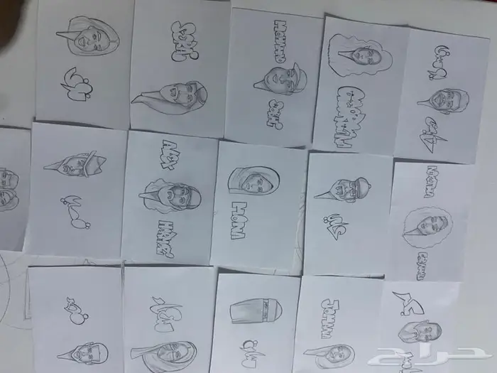 رسم مباشر للجماهير والفعاليات كاريكاتير وجرافيتي 3