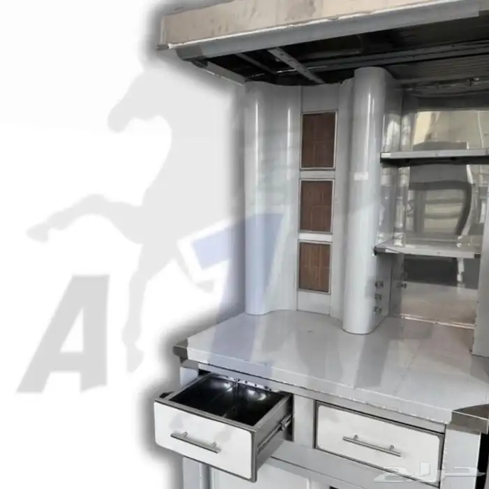 مكينة شاورما سيخ شاورما قاعدة شك تجهيز مطاعم اعمال ستيل 6