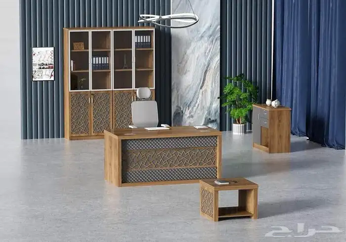 مودرن مكتب سكرتارية المكتب طقم فخم مكتب مدير مكتب موظفين 36