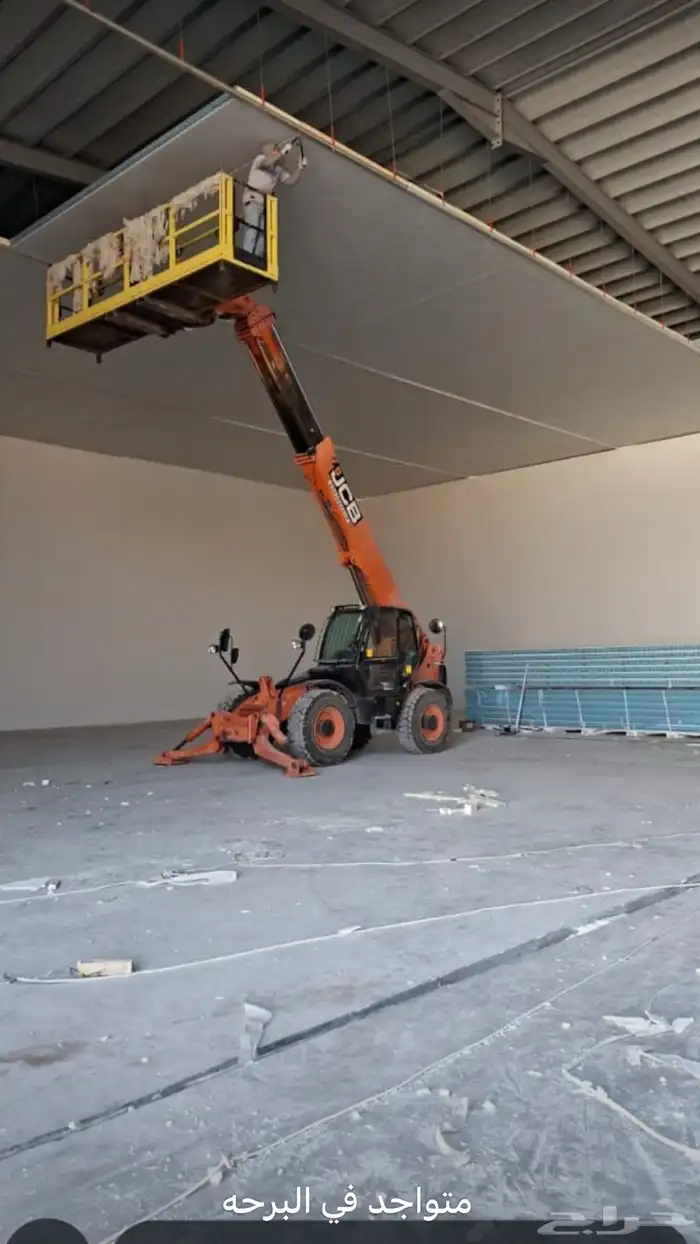 رافعة تلسكوبي 17 متر للإيجار سكين سله جي سي بي  ج 3