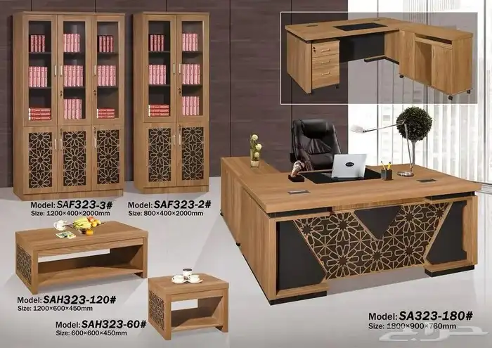 مودرن مكتب سكرتارية المكتب طقم فخم مكتب مدير مكتب موظفين 37