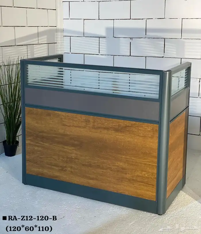 workstations جديد بارتيشن رباعي و مكتب مشتركه و كراسي مكتبي 3
