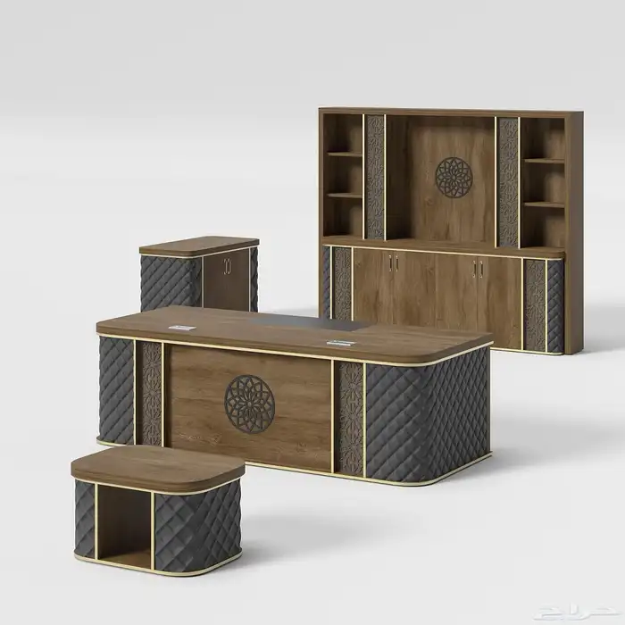 مودرن مكتب سكرتارية المكتب طقم فخم مكتب مدير مكتب موظفين 3