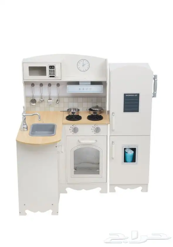 مطبخ خشبي للاطفال بتصميم كلاسيكي - لعبة مطبخ بتصممي زاوية 1