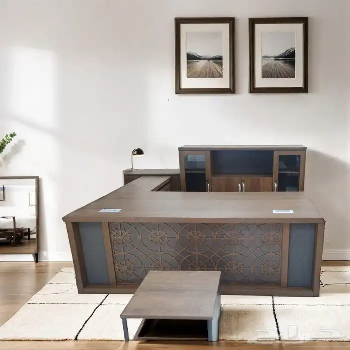 مودرن مكتب سكرتارية المكتب طقم فخم مكتب مدير مكتب موظفين 6