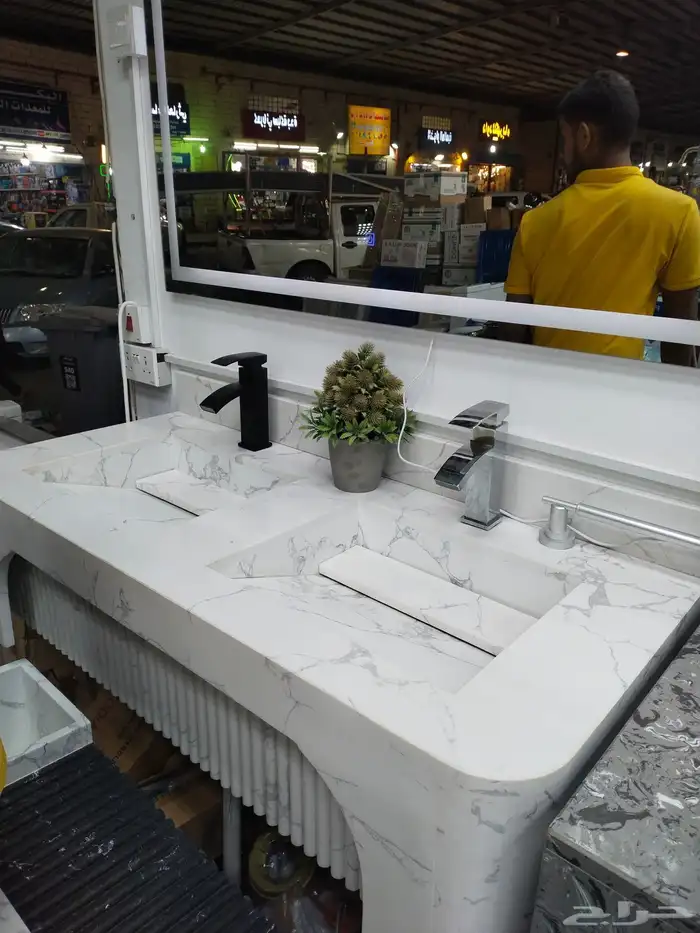 رخام وجرانيت درج وبسطات وحجر طبيعي 37