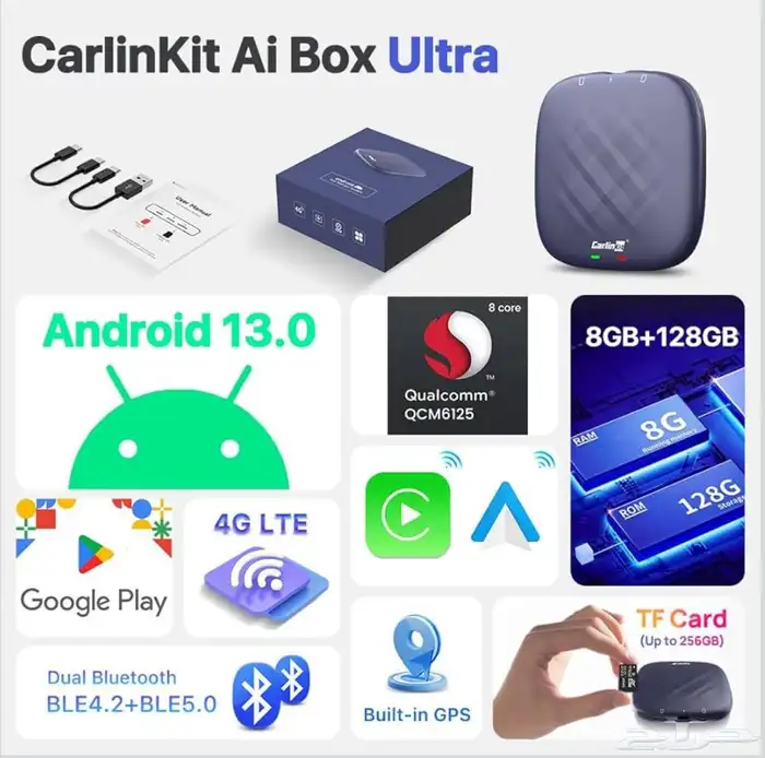 كار بلاي كارلين نت Carlinkit AI Box بارخص سعر 2