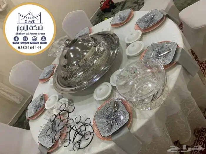 تأجير طاولات و كراسي دائرية و مستطيله جميع المقاسات 15
