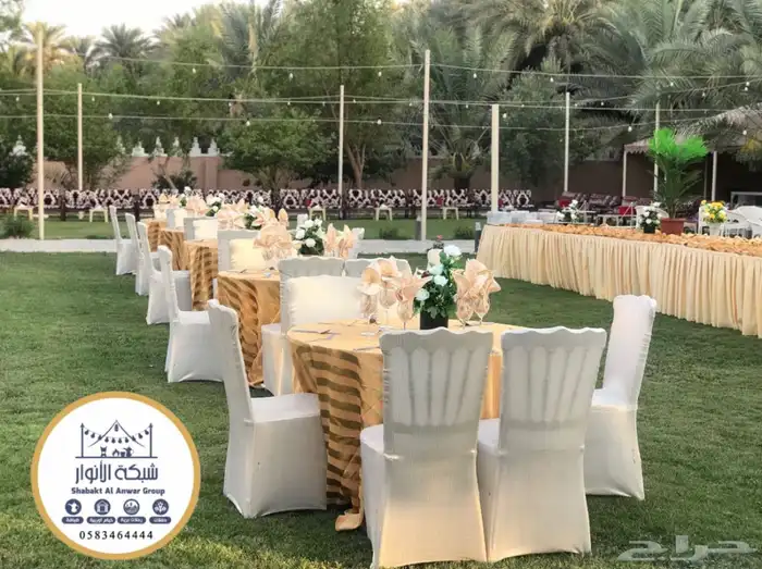 تأجير طاولات و كراسي دائرية و مستطيله جميع المقاسات 18