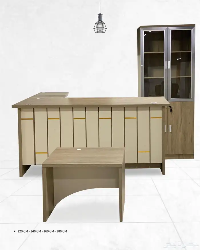 مكتب طقم فخم جلد و مكاتب سكرتارية موظفين اثاث مكتبي و كراسي 22