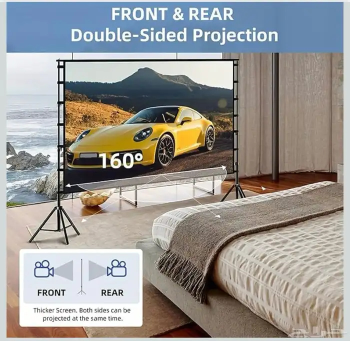 بروجتكر منزلي Full HD Projecter مع الستاند 5