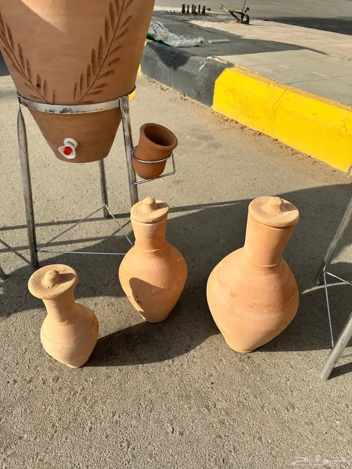 أزيار موية فخار تربة مكة  جميع الأحجام النوع الاصلي 6