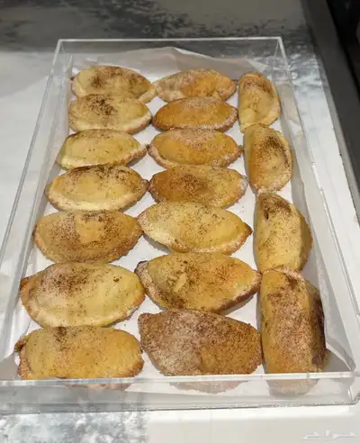 فطيرة تفاح   عيش باللحم 1