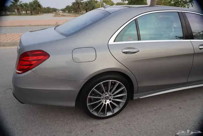 مرسيدس S550 للبيع - امريكي نظيف لون نادر 12