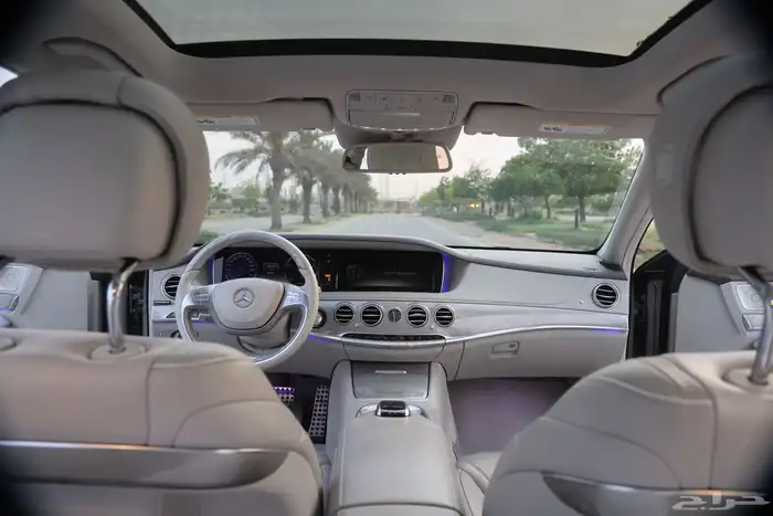 مرسيدس S550 للبيع - امريكي نظيف لون نادر 11