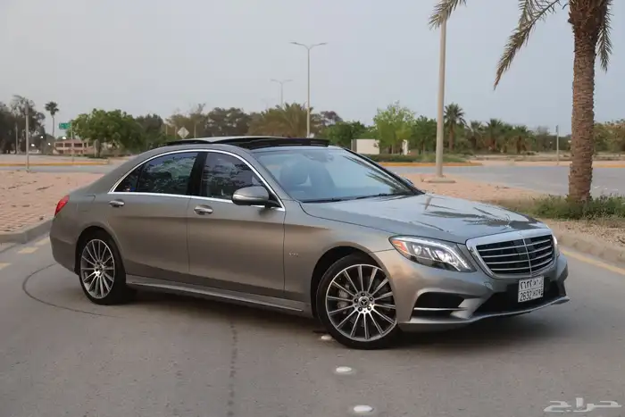 مرسيدس S550 للبيع - امريكي نظيف لون نادر 2