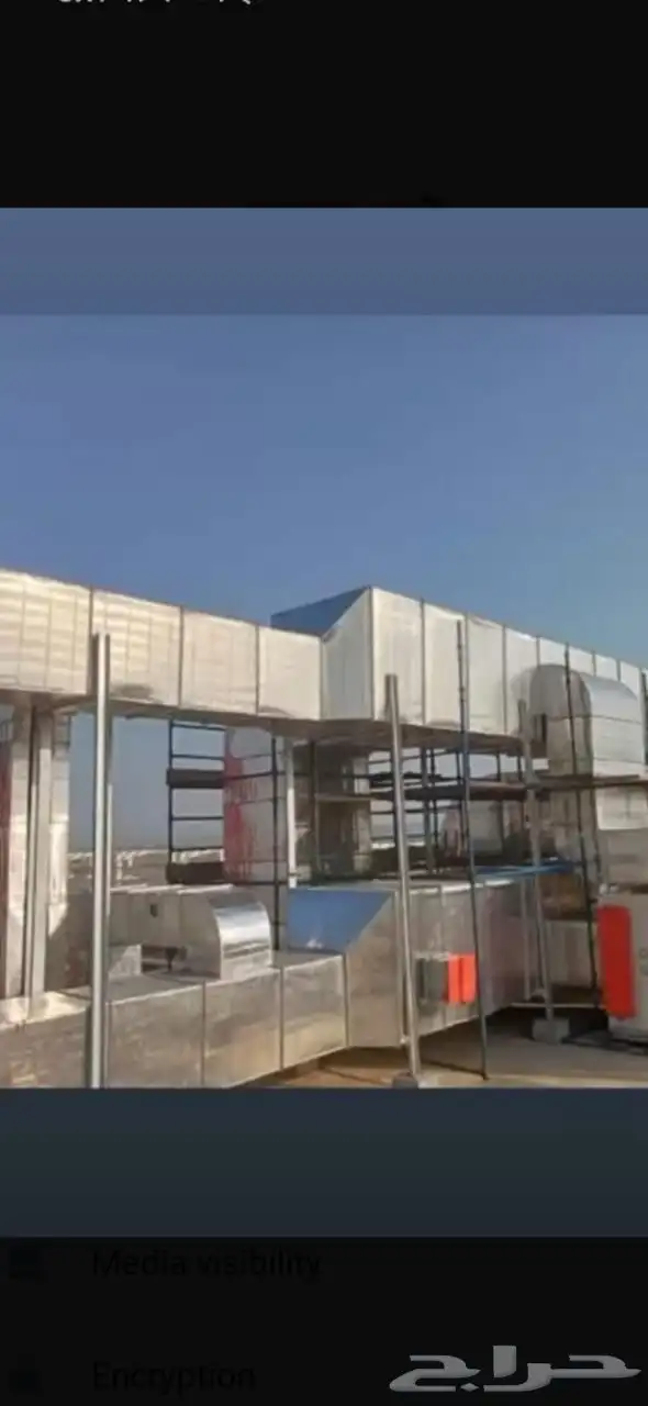 تركيب مكيف مركزي دكت 25طن باكج مصانع مستودعات مراكز تجارية 6