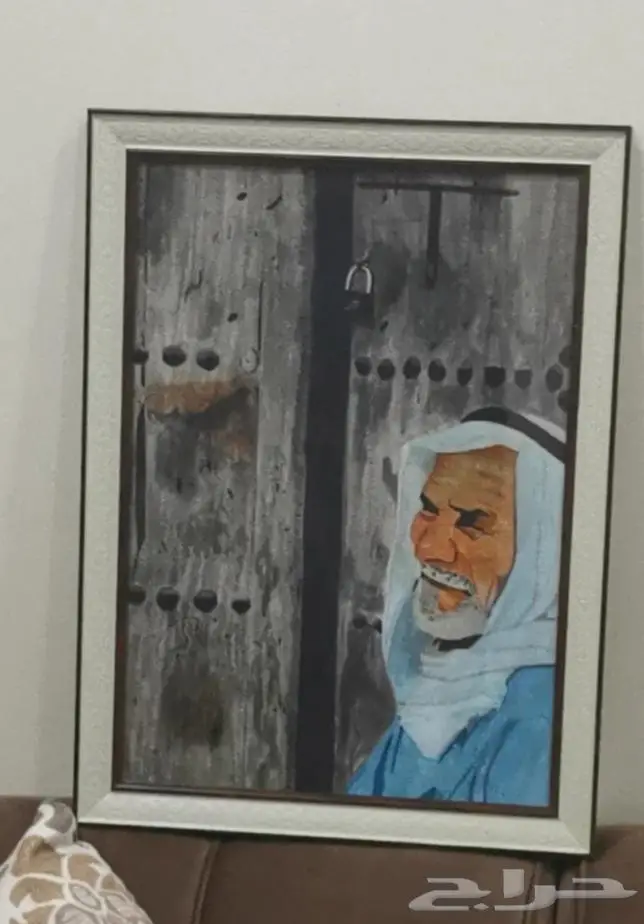 لوحات فنية رسم يد الرسام علي المحيسن زيتية كانفس 17