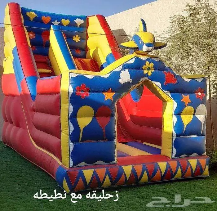 اجار نطيطات ملعب صابوني زحليقه مسبح العاب 1