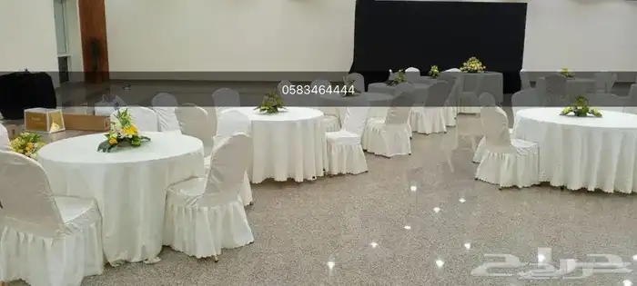 تأجير طاولات و كراسي دائرية و مستطيله جميع المقاسات 10