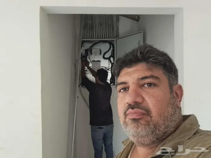 تركيب وتمديد كاميرات انتركم شبكات سماعات جهاز بصمه 56