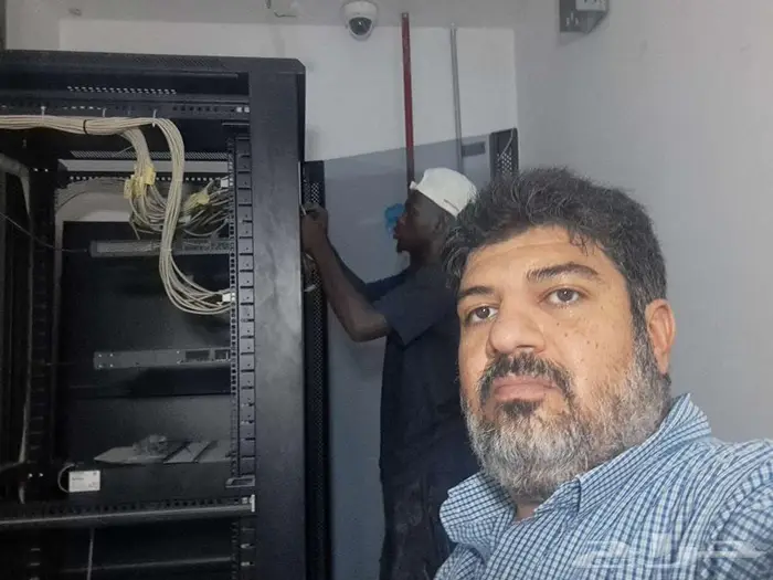 تركيب وتمديد كاميرات انتركم شبكات سماعات جهاز بصمه 85