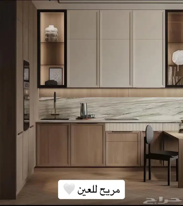 تفصيل مطابخ صاج المنيوم خشب 32