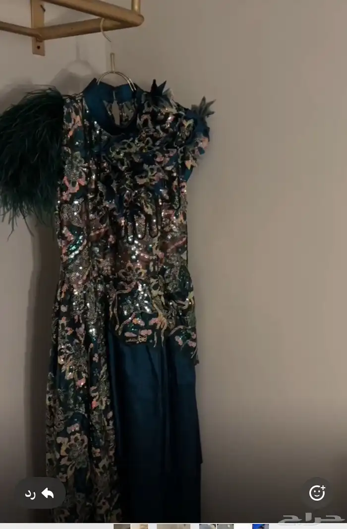 فستان من المصممه الكويتيه انوار كوكلشن لبسه واحده 5ساعات 5