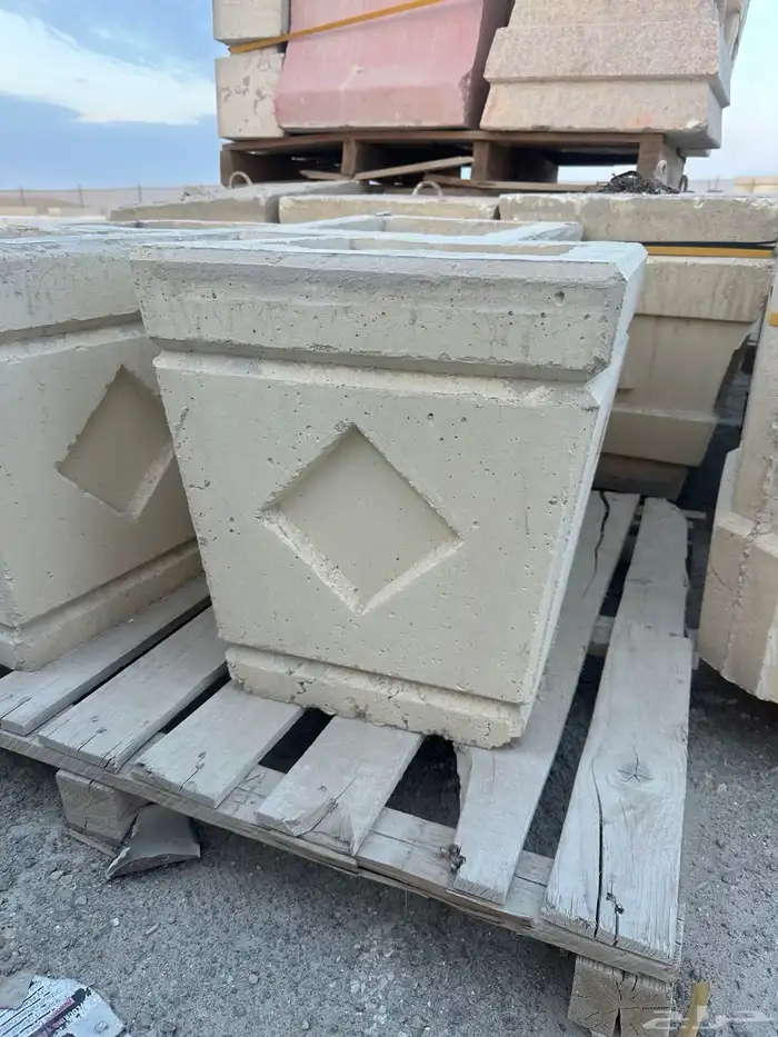 كراسي خرسانيه تسويرة ارضي احواض زهور احواض نفايات 4