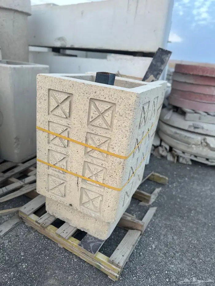 كراسي خرسانيه تسويرة ارضي احواض زهور احواض نفايات 6