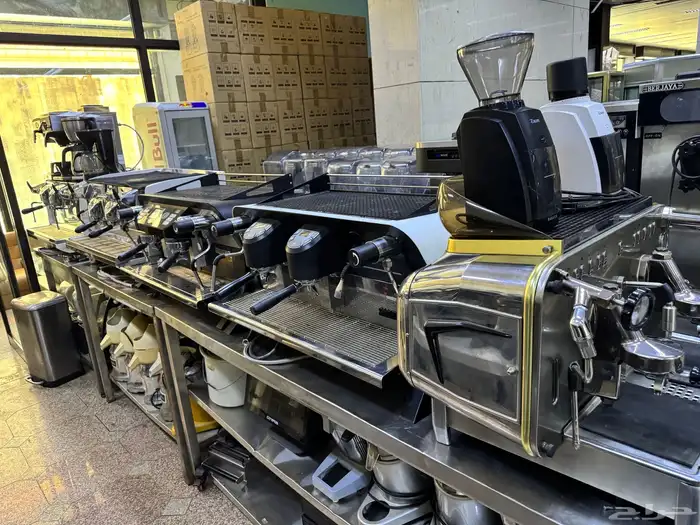 مكاين اسبرسو ايطالي مستخدم نضيف شبه جديد استخدم بسيط 1