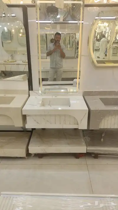 مغاسل الرخام تفصيل حسب الطلب يس مناسب 13