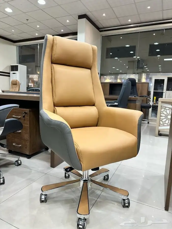office chairs كراسي مكتب شبك دوار و كرسي مكتبي شكل مديد 29