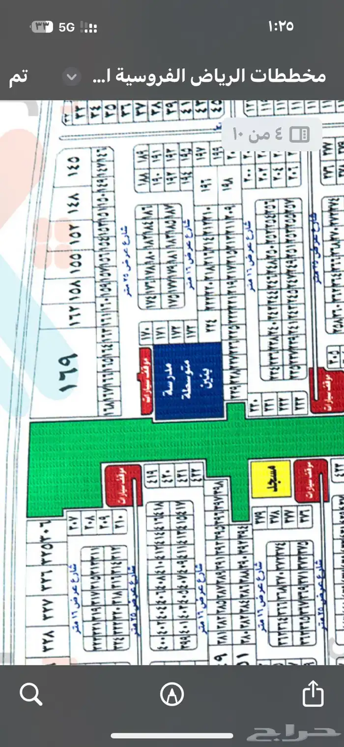 اراضي سكنيه في حي الرياض والبشائر 0