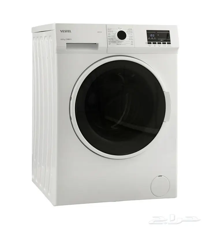 غسالة اوتوماتيك فتحة امامية فيستل 12 ك انفرتر ابيض تركي جديد 0