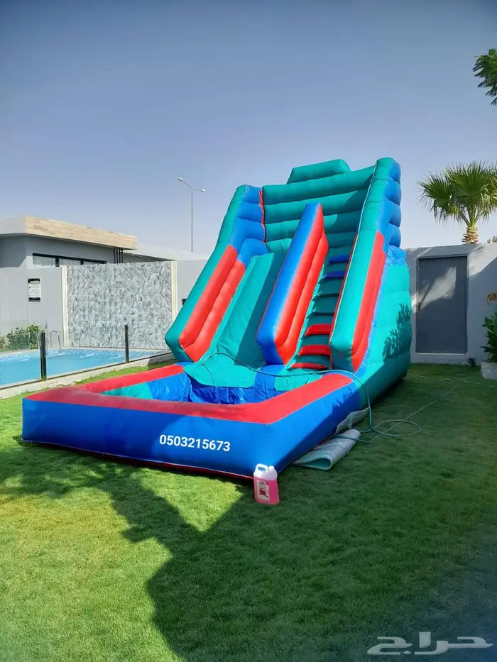 نطيطات نطيطه زحليقه ملعب صابوني اجار في الرياض 0