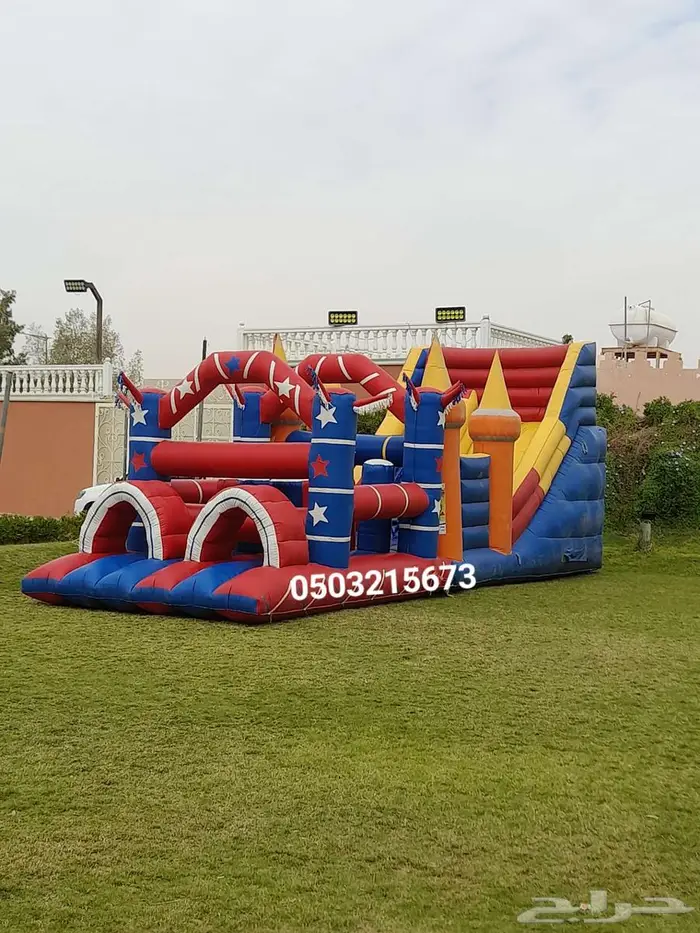 نطيطات نطيطه زحليقه ملعب صابوني اجار في الرياض 7