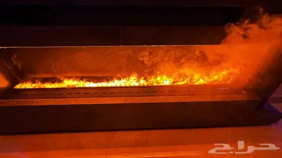 للبيع فاير بليس بالبخار ومعطر للمكان بشكل نار حية 0
