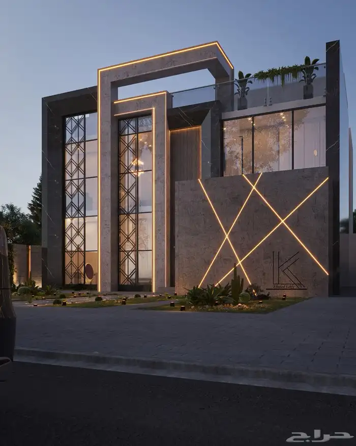 تصميم داخلي وخارجي واجهات تصميم 3D 5