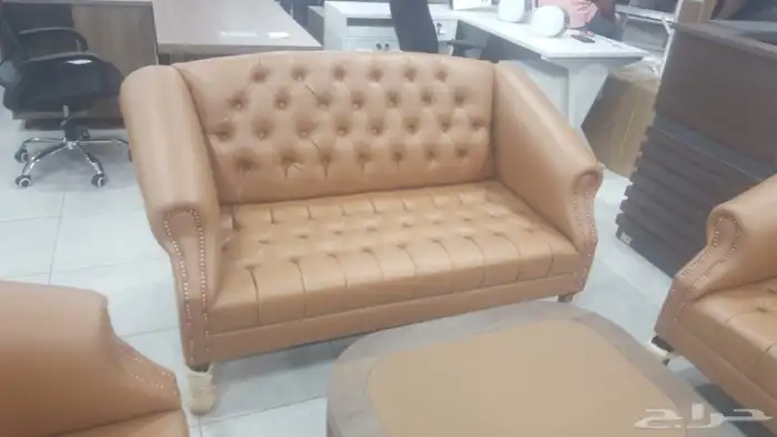 كنب جلد خمسة نفر كنب جلده نفر. 18