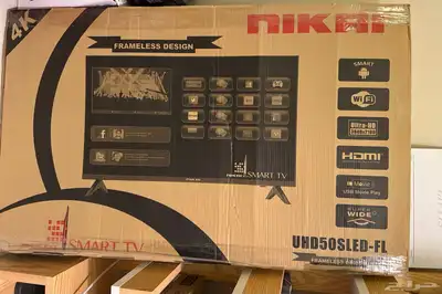 تيليفزيون نيكاي 4K حجم 50 بوصه مستعمل كالجديد 0