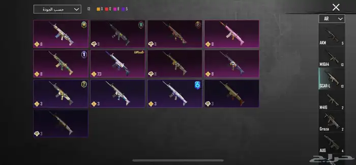 حساب ببجي 25