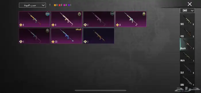 حساب ببجي 42