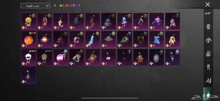 حساب ببجي 22