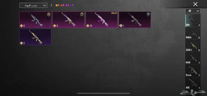 حساب ببجي 23