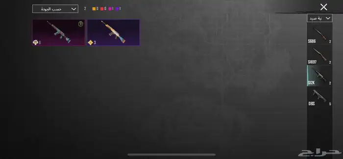 حساب ببجي 55