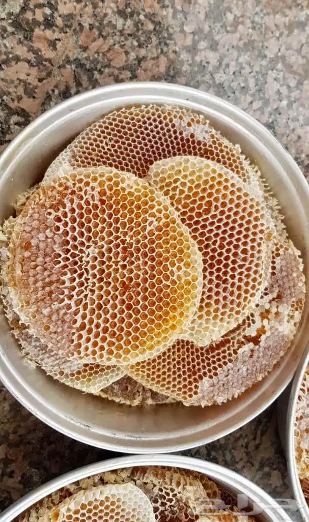 عسل سدره وسمره وطلحه وغذاء ملكات وحبوب اللقاح اصلي ومضمون 2